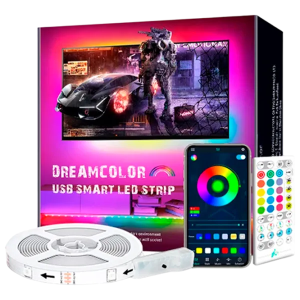 Bandă Led Dreamcolor TV Strip White photo 1