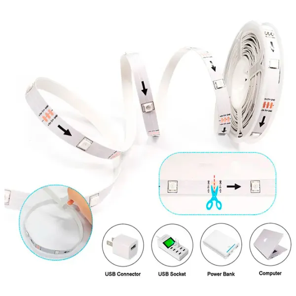 Bandă Led Dreamcolor TV Strip White photo 3