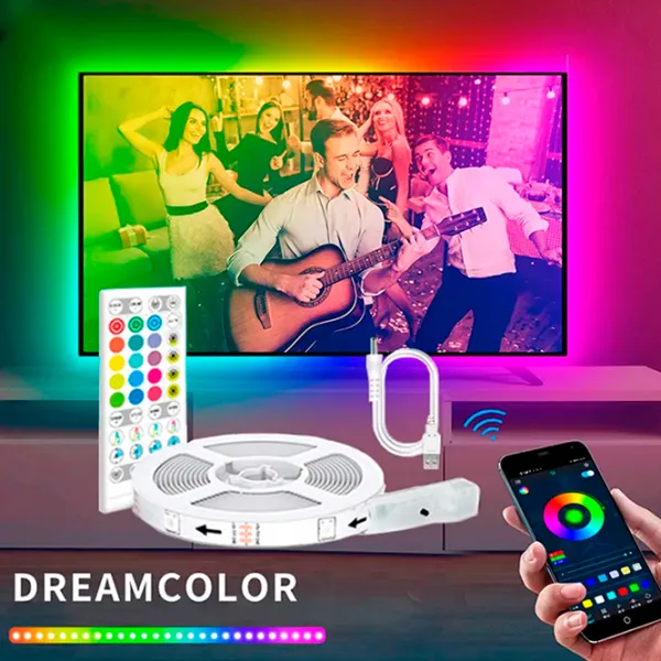 Bandă Led Dreamcolor TV Strip White photo 5