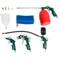 Набор пневматических инструментов Metabo LPZ 7 12 бар / Зеленый