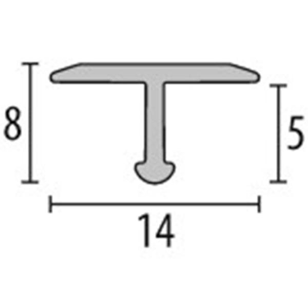 Profil pentru podea Parkett-Freund PF 290 F8g Steel / Aluminiu photo 2