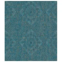 Обои Grandeco Clarence Синий / Орнамент