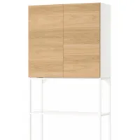 Шкаф для стиральных машин Ikea Enhet МДФ / Белый photo 2