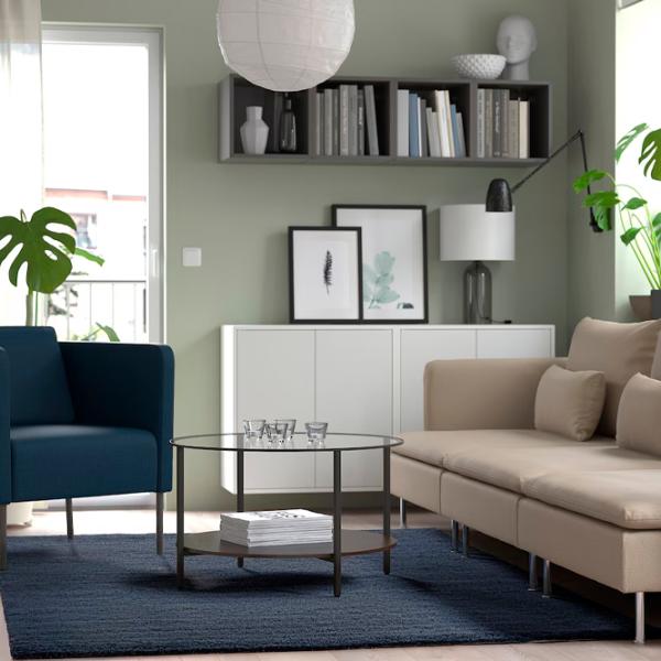Ковер Ikea Stoense Тёмно синий / Полипропилен photo 4 Ковер Ikea Stoense Тёмно синий / Полипропилен photo 4