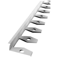 Profil pentru podea Parkett-Freund PF 308 F0 Nature / Aluminiu