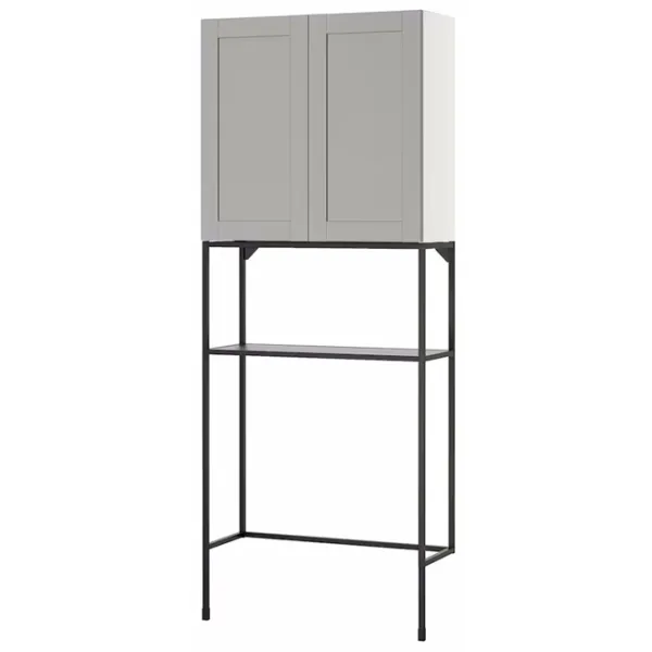 Шкаф для стиральных машин Ikea Enhet МДФ / Серый photo 1
