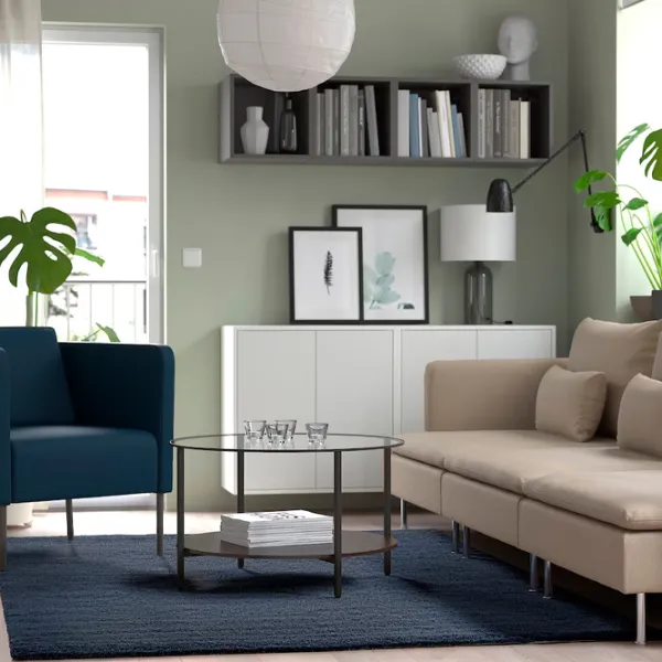 Ковер Ikea Stoense Тёмно синий / Полипропилен photo 4 Ковер Ikea Stoense Тёмно синий / Полипропилен photo 4