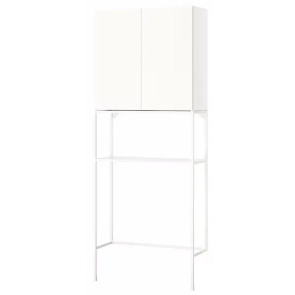 Шкаф для стиральных машин Ikea Enhet МДФ / Белый photo 1