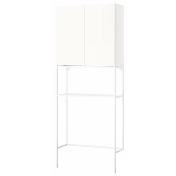 Шкаф для стиральных машин Ikea Enhet МДФ / Белый photo 1