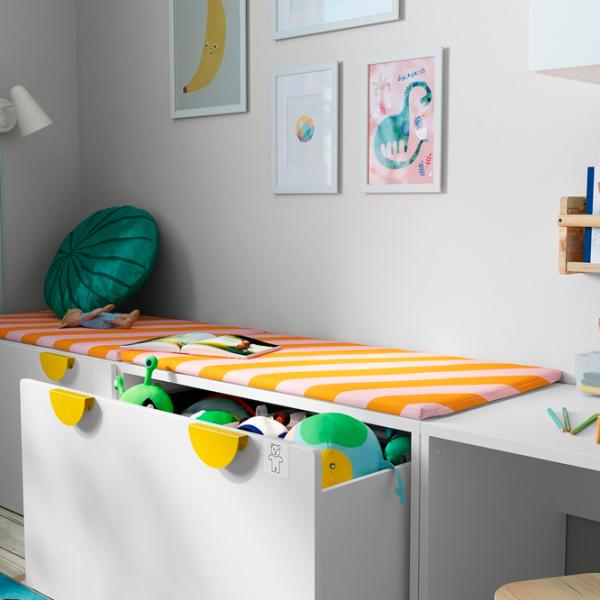 Подушка Ikea Bankkamrat Оранжевый / Хлопок photo 4 Подушка Ikea Bankkamrat Оранжевый / Хлопок photo 4
