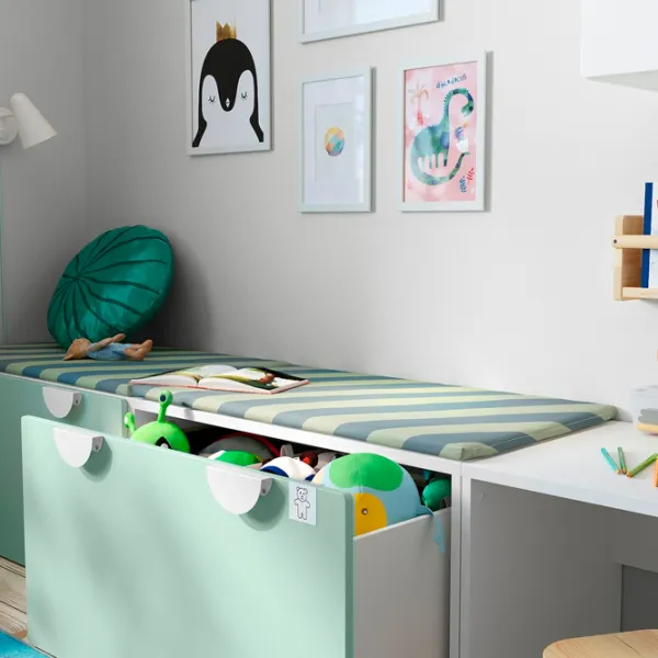 Подушка Ikea Bankkamrat Зеленый / Хлопок photo 4 Подушка Ikea Bankkamrat Зеленый / Хлопок photo 4