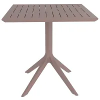 Садовый стол Rainbow RITA SOLVA W Квадратный / Cappuccino Капучино