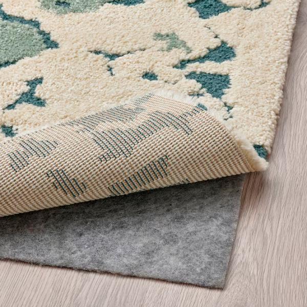 Ковер Ikea Ringklocka Зеленый Белый / Полипропилен photo 3 Ковер Ikea Ringklocka Зеленый Белый / Полипропилен photo 3