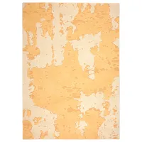 Ковер Ikea Ringklocka Желтый Белый / Полипропилен