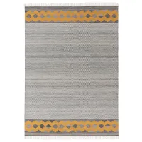 Ковер Ikea Ryssgras Gray Yellow / Шерсть