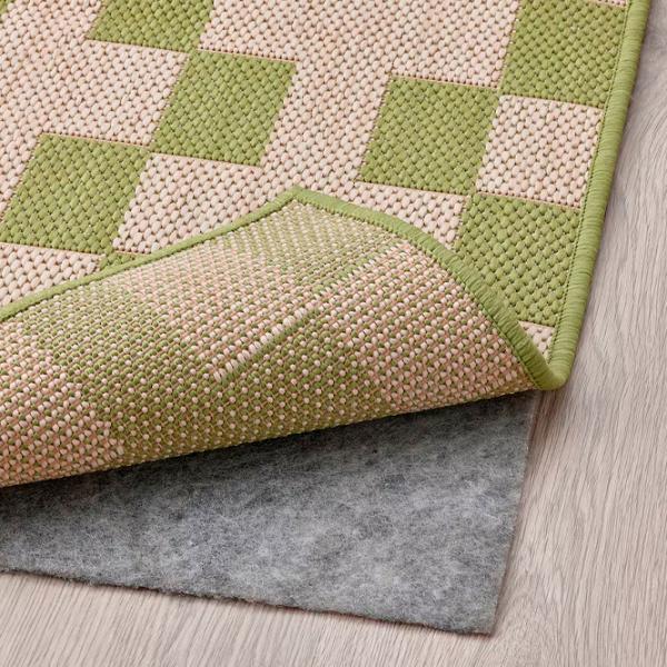 Ковер Ikea Gangstig Green Beige / Полипропилен photo 2 Ковер Ikea Gangstig Green Beige / Полипропилен photo 2