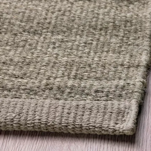 Ковер Ikea Tidtabell Серый / Шерсть photo 2