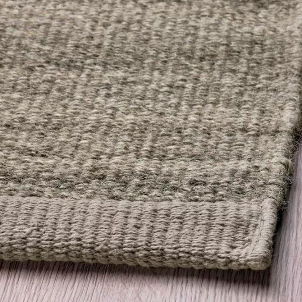 Ковер Ikea Tidtabell Серый / Шерсть photo 2