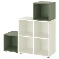 Стеллаж Ikea Eket 107 x 105 x 35см cm / ЛДСП / White
