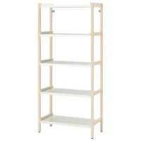 Etajeră Ikea Ekenbben 154 x 70 x 34 cm / Masiv / Beige
