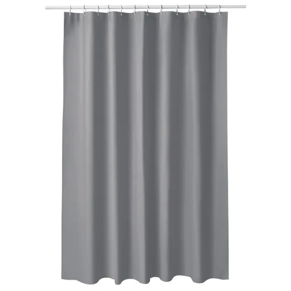 Шторка для ванной Ikea Luddhagtorn 200 x 180 см / Винил / Grey photo 1