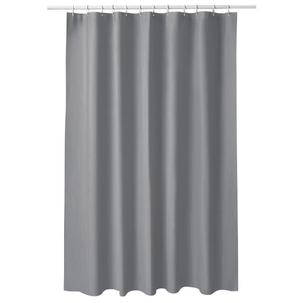 Шторка для ванной Ikea Luddhagtorn 200 x 180 см / Винил / Grey photo 1
