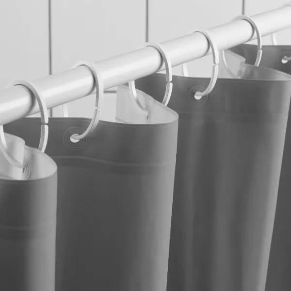 Шторка для ванной Ikea Luddhagtorn 200 x 180 см / Винил / Grey photo 2