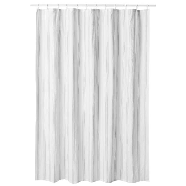 Шторка для ванной Ikea Svartstarr 200 x 180 см / Полиэстер / Белый photo 1