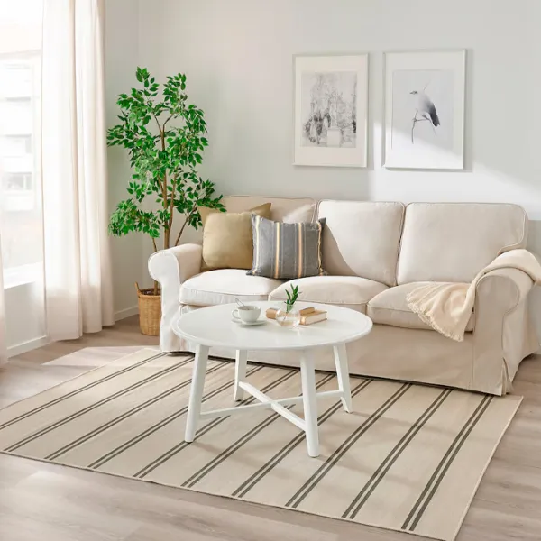 Ковер Ikea Virklund Бежево Серый / Полипропилен photo 2 Ковер Ikea Virklund Бежево Серый / Полипропилен photo 2
