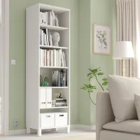 Стеллаж Ikea Besta 202 x 60 x 40см cm / ЛДСП / White photo 4
