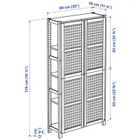Стеллаж Ikea Ivar/Observator 179 x 89 x 30см cm / Бамбук / Сосна photo 6