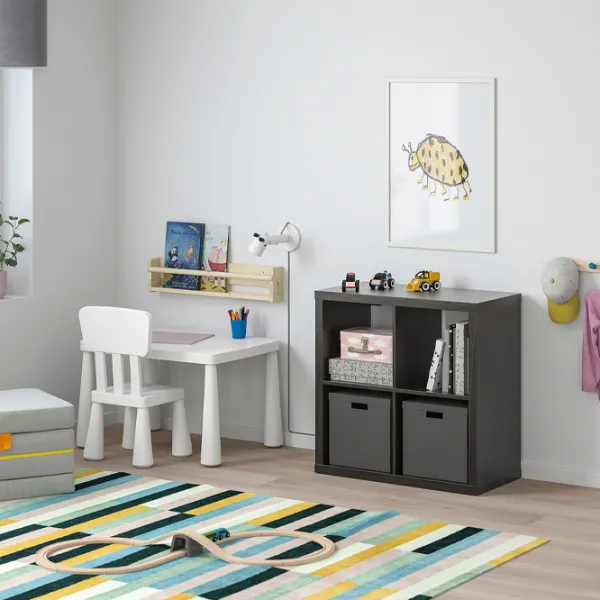 Стеллаж Ikea Kallax 77 x 77 x 39см cm / ЛДСП / Black photo 5