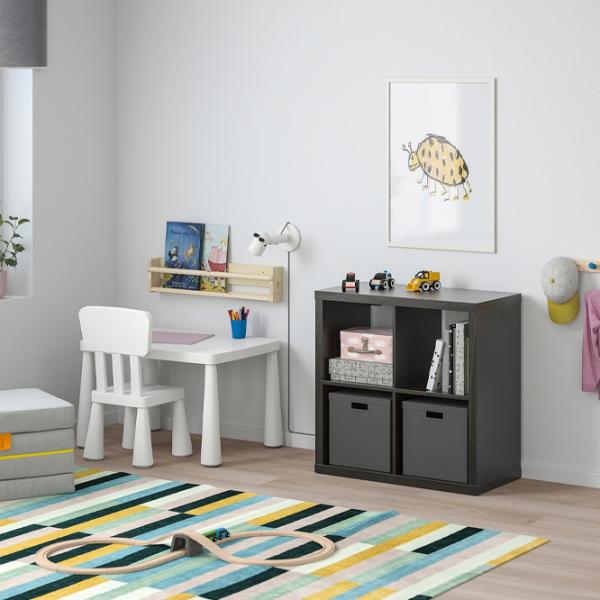 Стеллаж Ikea Kallax 77 x 77 x 39см cm / ЛДСП / Black photo 5