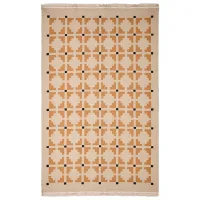 Covor Ikea Telegraflinje Yellow Beige / Bumbac