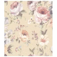 Tapete Grandeco Bohemia 2 Beige / Floristică