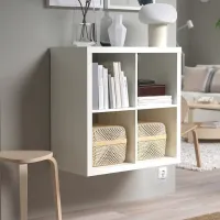 Стеллаж Ikea Kallax 77 x 77 x 39см cm / ЛДСП / White Gloss photo 6