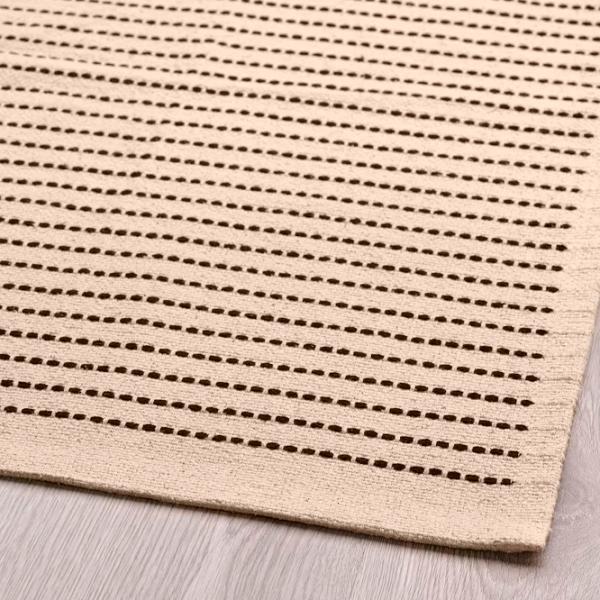 Ковер Ikea Starreklinte Бежевый Черный / Хлопок photo 2 Ковер Ikea Starreklinte Бежевый Черный / Хлопок photo 2