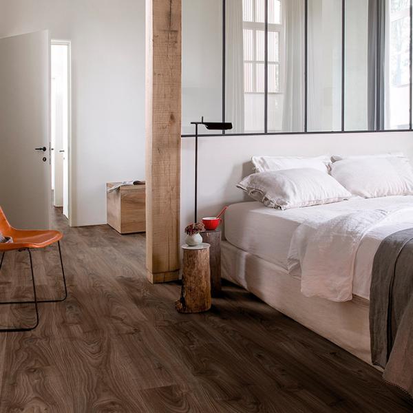 Виниловые полы Quick-Step Balance Glue Plus Dark wood / LVT photo 2