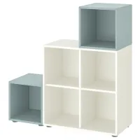 Стеллаж Ikea Eket 107 x 105 x 35см cm / ЛДСП / White