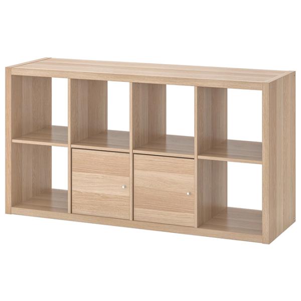 Стеллаж Ikea Kallax 147 x 77 x 39см cm / ЛДСП / Под Беленый Дуб photo 2