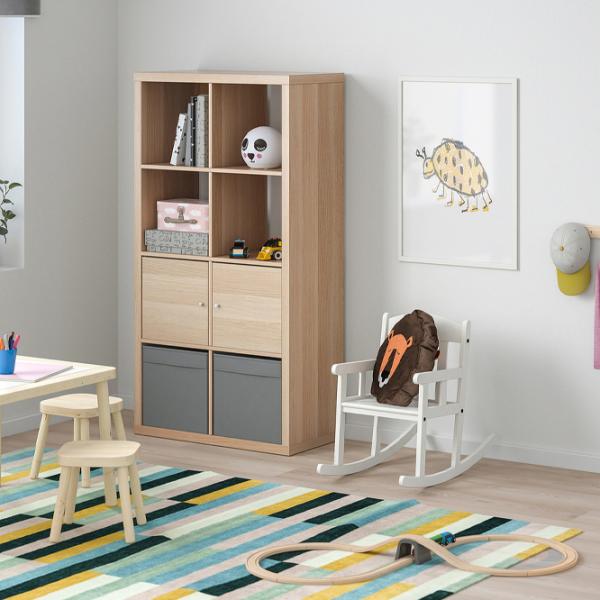 Стеллаж Ikea Kallax 147 x 77 x 39см cm / ЛДСП / Под Беленый Дуб photo 4
