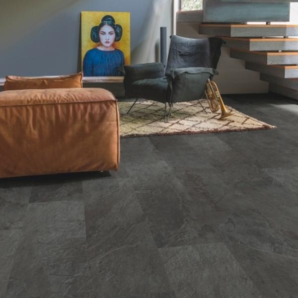 Виниловые полы Quick-Step Ambient Click Dark Grey / LVT photo 4