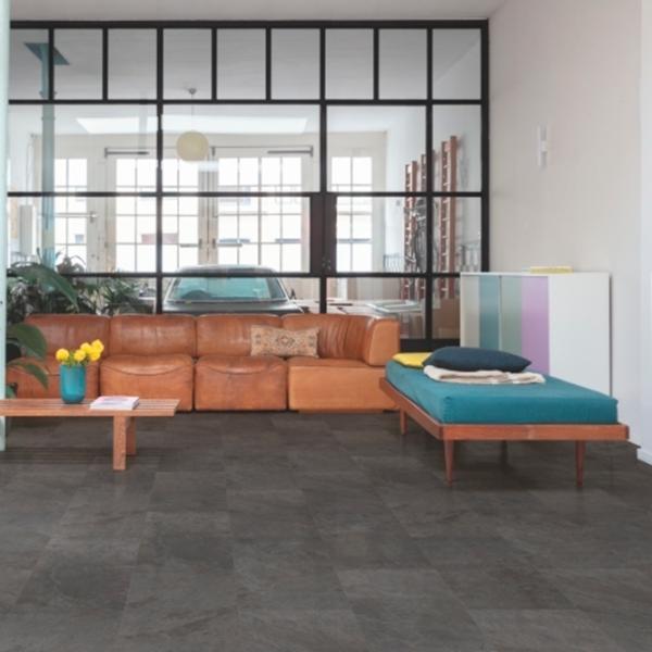 Виниловые полы Quick-Step Ambient Click Dark Grey / LVT photo 5