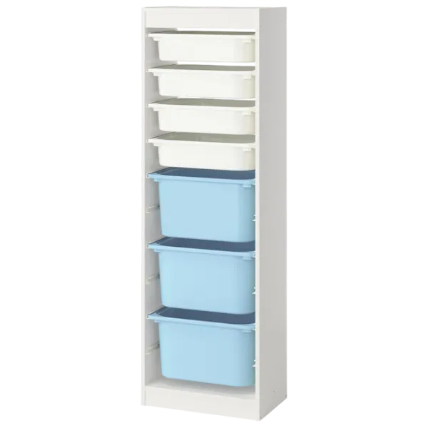 Стеллаж Ikea Trofast 7 145 x 46 x 30см cm / ЛДСП / White photo 1