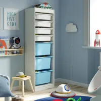 Стеллаж Ikea Trofast 7 145 x 46 x 30см cm / ЛДСП / White photo 5