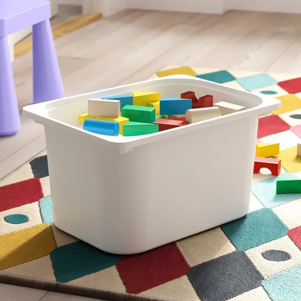 Etajeră cu containere Ikea Trofast 6 91 x 94 x 44 cm / Pin Masiv / Pine photo 5