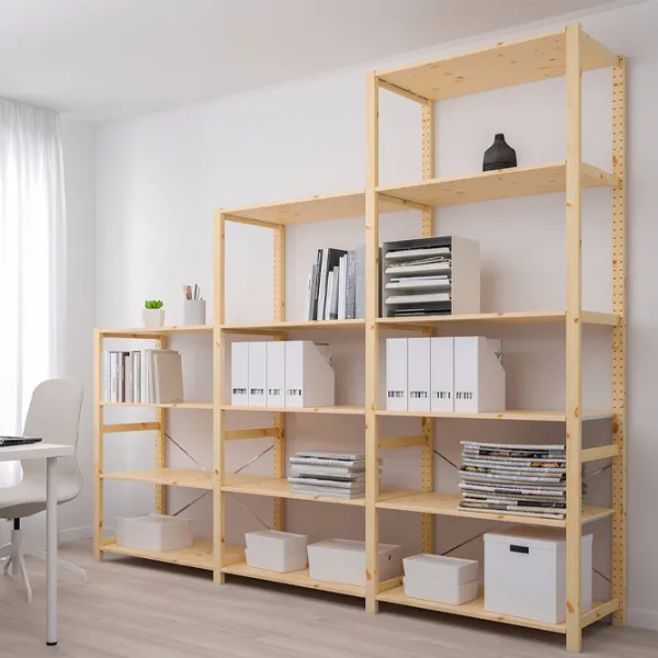 Стеллаж Ikea Ivar 3 226 x 259 x 50см cm / Массив / Сосна photo 3