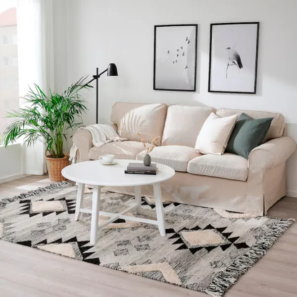 Ковер Ikea Tannisby Gray Black / Шерсть photo 4 Ковер Ikea Tannisby Gray Black / Шерсть photo 4