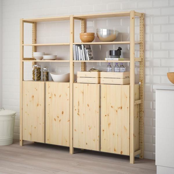 Стеллаж Ikea Ivar 4 179 x 174 x 30см cm / Массивная сосна / Сосна photo 6