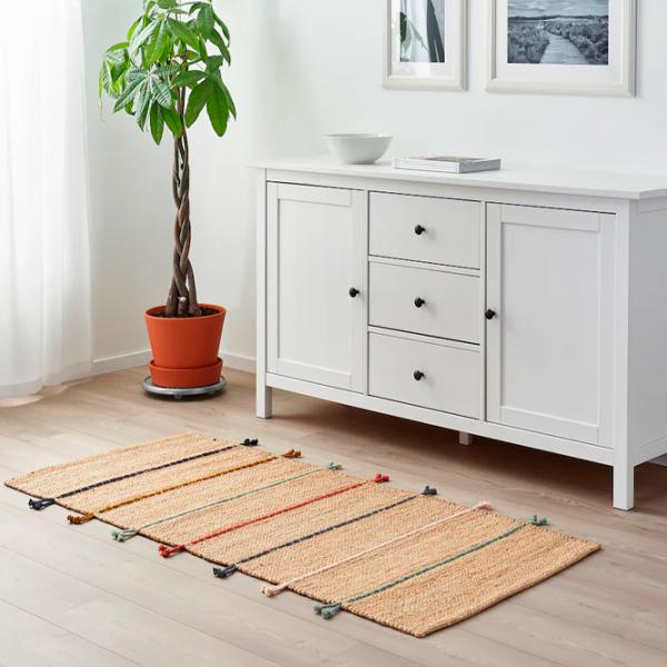 Covor Ikea Raklev Light Brown / Iută photo 3 Covor Ikea Raklev Light Brown / Iută photo 3